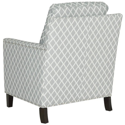 SAFAVIEH Kylee Peach Pink/ White Polyester Fabric Club Chair - 28.5 x 31.9 x 38.2 - 29Wx32Dx38H