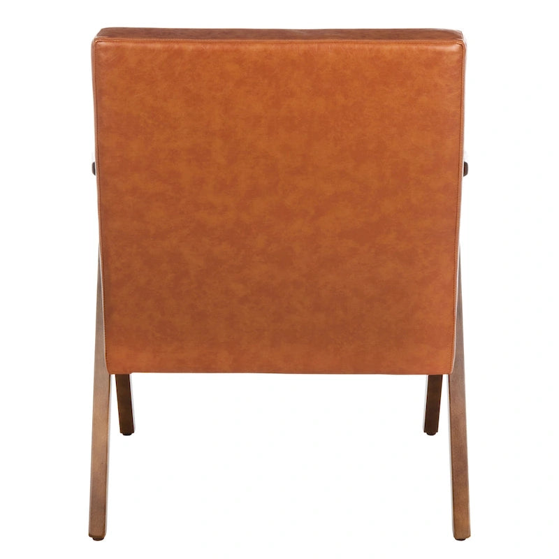 SAFAVIEH Manie Arm Chair - 27.6 W x 29.1 L x 34.3 H - 28Wx29Dx34H