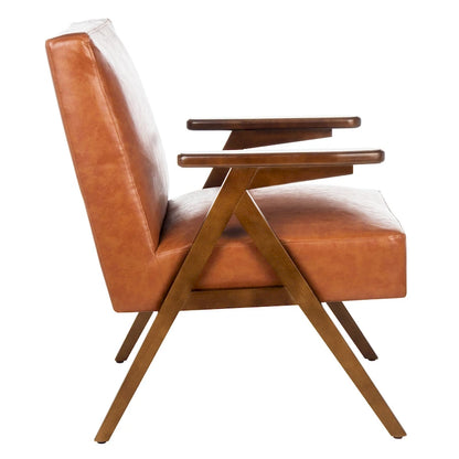 SAFAVIEH Manie Arm Chair - 27.6 W x 29.1 L x 34.3 H - 28Wx29Dx34H