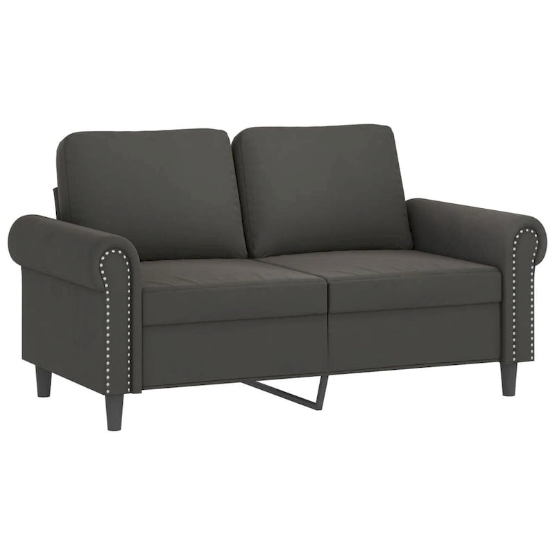 vidaXL Sofa Sectional Couch with Pillows and Cushions for Living Room Velvet