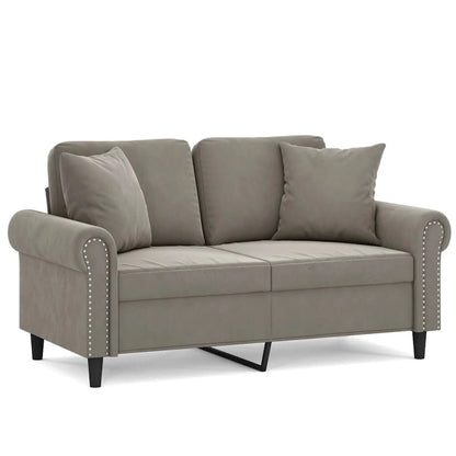 vidaXL Sofa Sectional Couch with Pillows and Cushions for Living Room Velvet