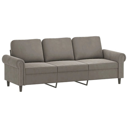 vidaXL Sofa Sectional Couch with Pillows and Cushions for Living Room Velvet