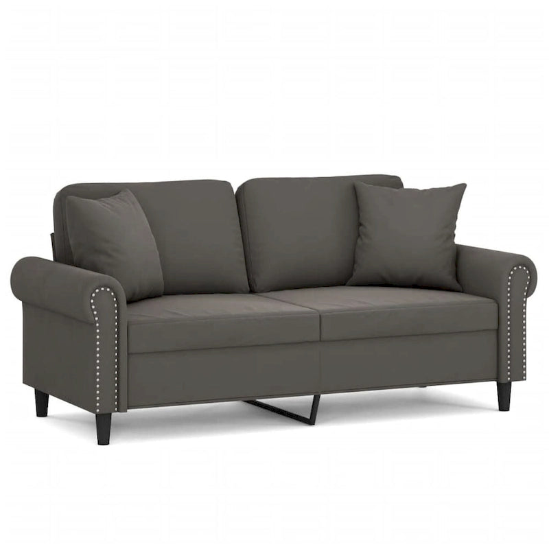 vidaXL Sofa Sectional Couch with Pillows and Cushions for Living Room Velvet