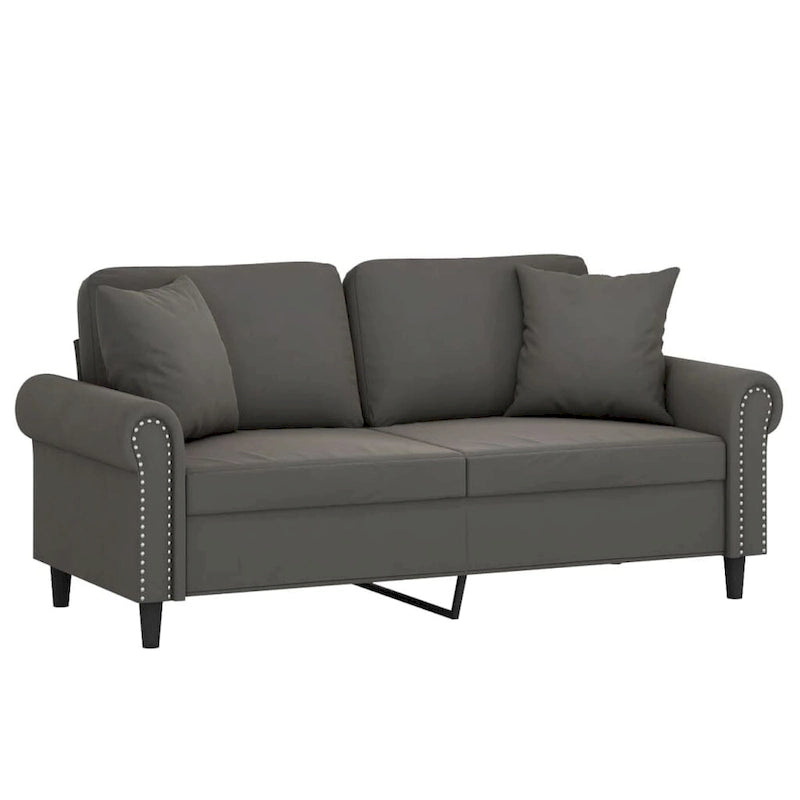 vidaXL Sofa Sectional Couch with Pillows and Cushions for Living Room Velvet