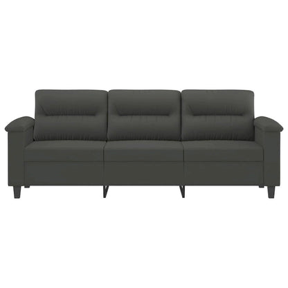 vidaXL Sofa Chair Living Room Upholstered Chair with Armrest Microfiber Fabric