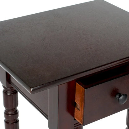 SAFAVIEH Arrie Black Accent Table - 17.7 x 13.8 x 31.9 - 18Wx14Dx32H