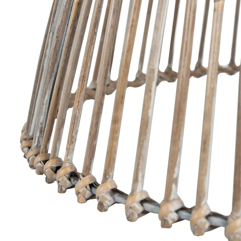 SAFAVIEH Aveline Modern Rattan Round Coffee Table - 31.5 W x 31.5 L x 17.7 H - 32Wx32Dx18H