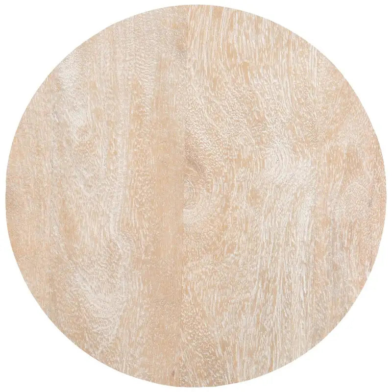 SAFAVIEH Aveline Modern Rattan Round Coffee Table - 31.5 W x 31.5 L x 17.7 H - 32Wx32Dx18H