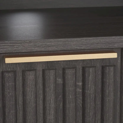 SAFAVIEH Alyse 2-Drawer 2-Shelf Entertainment Media Stand (Fits Up To 65 Flatscreen TV) - 60.4 In. x 15.6 In. x 24.8 In.