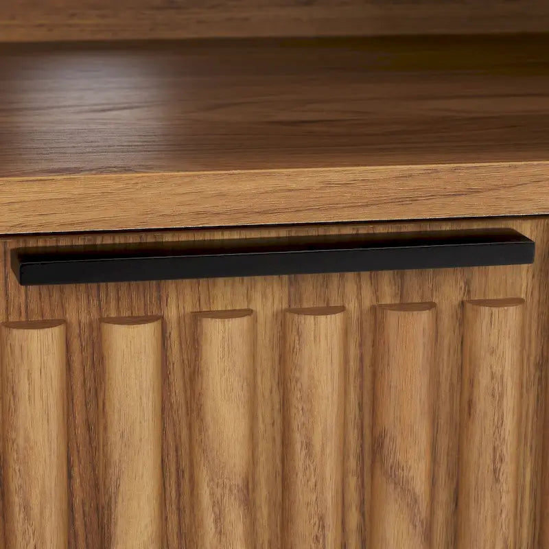 SAFAVIEH Alyse 2-Drawer 2-Shelf Entertainment Media Stand (Fits Up To 65 Flatscreen TV) - 60.4 In. x 15.6 In. x 24.8 In.