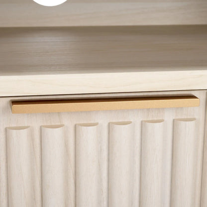 SAFAVIEH Alyse 2-Drawer 2-Shelf Entertainment Media Stand (Fits Up To 65 Flatscreen TV) - 60.4 In. x 15.6 In. x 24.8 In.