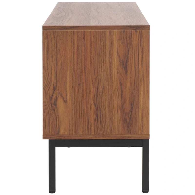 SAFAVIEH Alyse 2-Drawer 2-Shelf Entertainment Media Stand (Fits Up To 65 Flatscreen TV) - 60.4 In. x 15.6 In. x 24.8 In.