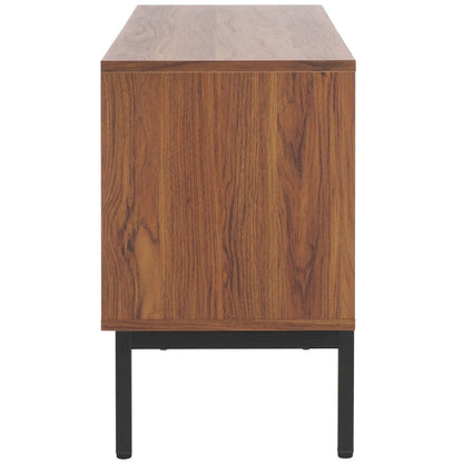 SAFAVIEH Alyse 2-Drawer 2-Shelf Entertainment Media Stand (Fits Up To 65 Flatscreen TV) - 60.4 In. x 15.6 In. x 24.8 In.