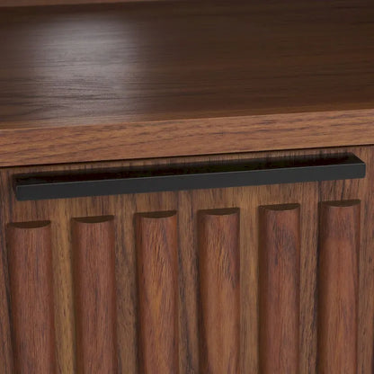 SAFAVIEH Alyse 2-Drawer 2-Shelf Entertainment Media Stand (Fits Up To 65 Flatscreen TV) - 60.4 In. x 15.6 In. x 24.8 In.