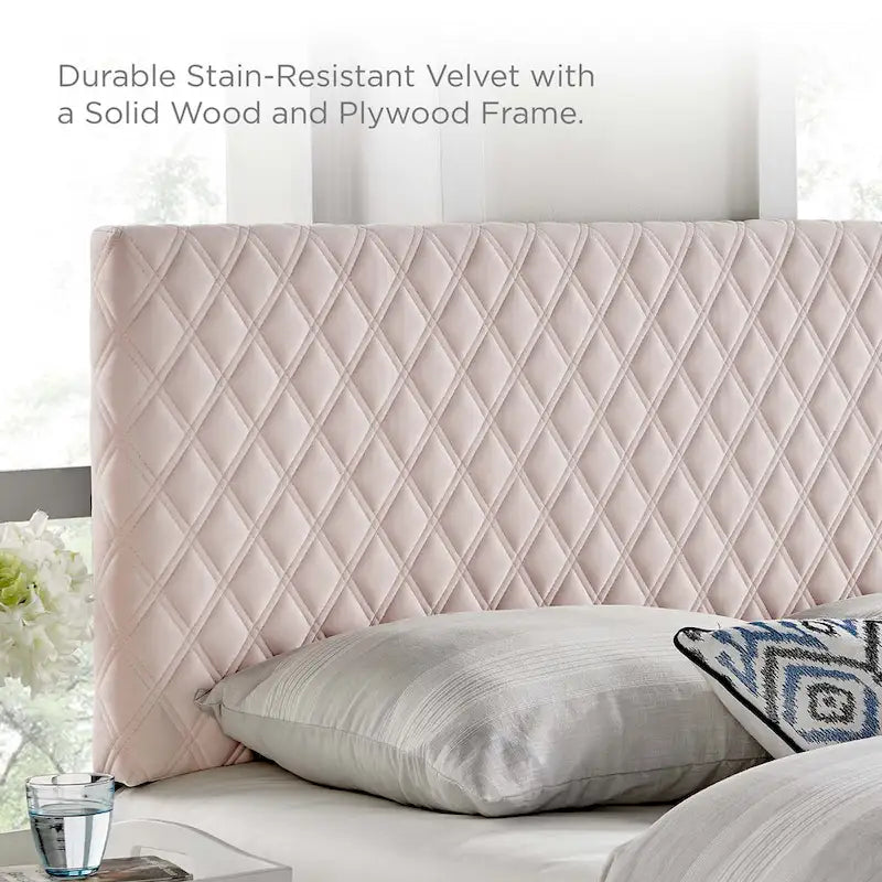 Angela Full/Queen Performance Velvet Headboard