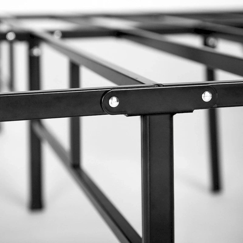 Priage by ZINUS SmartBase Compack Black Metal Mattress Foundation