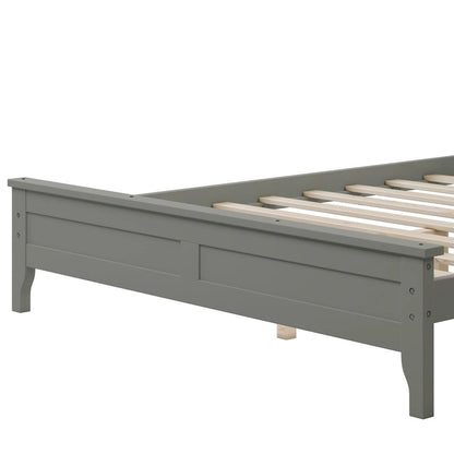 Modern Wood Full Platform Bed for bedroom