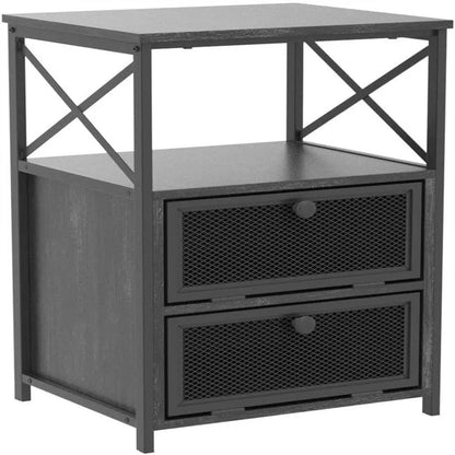 Modern Night Stand with Storage Space