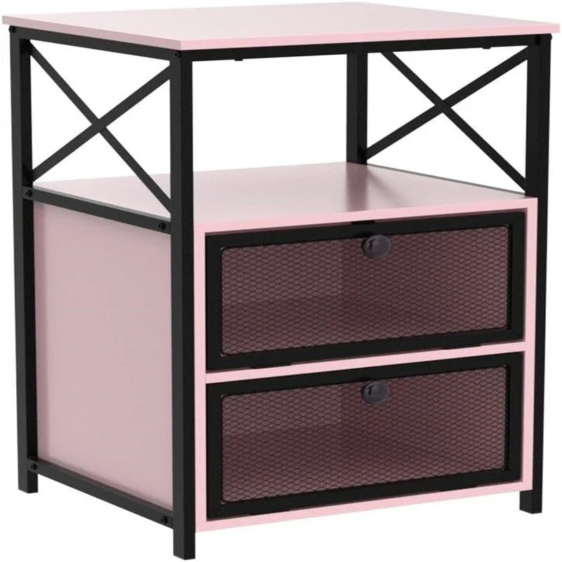 Modern Night Stand with Storage Space