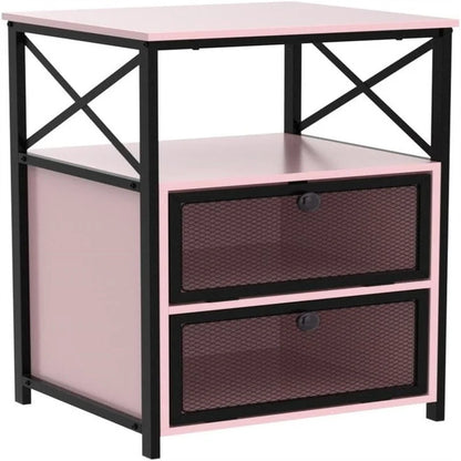 Modern Night Stand with Storage Space