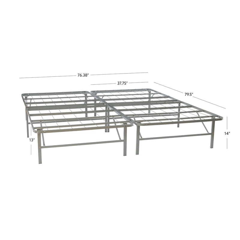 Bibury Metal Folding Platform Bed Frame