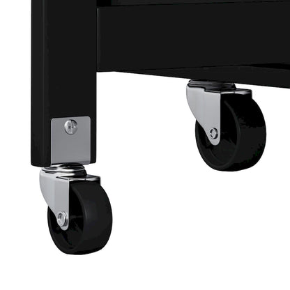 Multi-Functional Kitchen Island Cart with 2 Door Cabinet