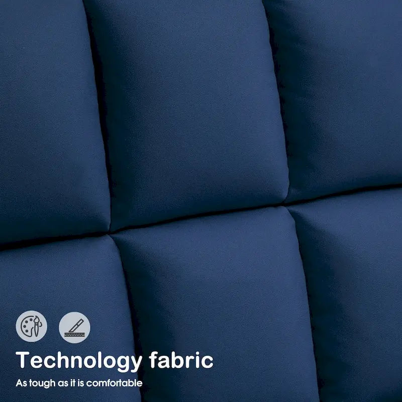 MCombo Swivel Accent Chairs, Modern Leisure Chairs for Living Room, Upholstered Armless Chair, Leathaire Fabric 4380