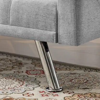 Linen Convertible Sofa