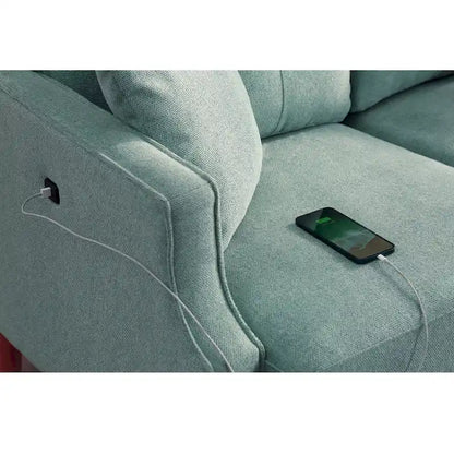 2-Seater Loveseat, USB Charging
