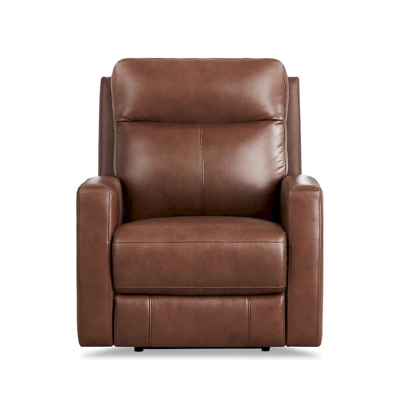 Hydeline Vienna Zero Gravity Power Recline and Headrest Top Grain Leather Recliner
