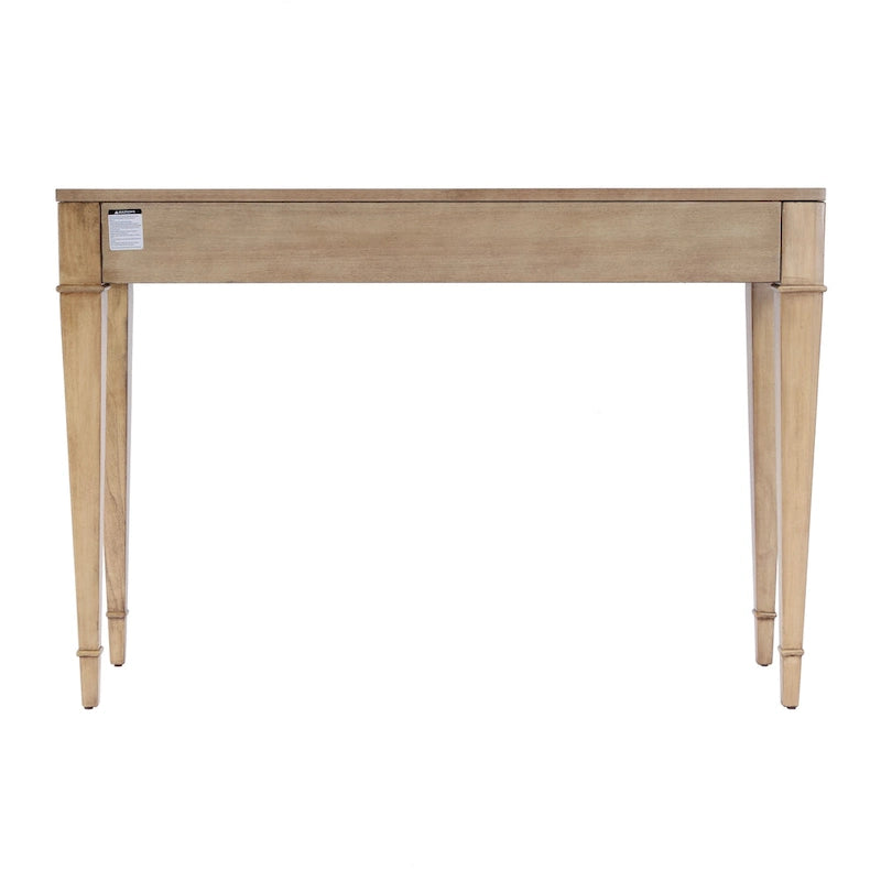 Kai 2 Drawer 46 Burl Wood Console Table