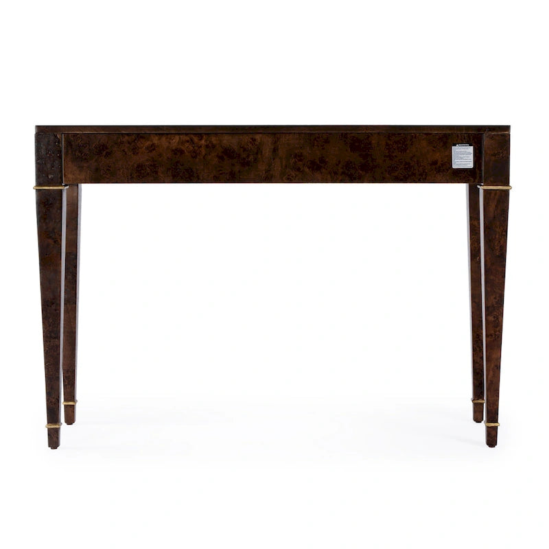 Kai 2 Drawer 46 Burl Wood Console Table