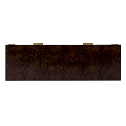 Kai 2 Drawer 46 Burl Wood Console Table