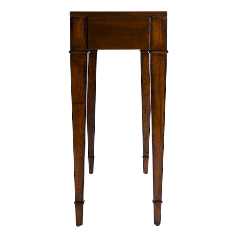 Kai 2 Drawer 46 Burl Wood Console Table