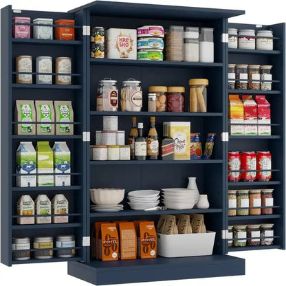 Storage Cabinet with Doors and Adjustable Shelves - 12D x 23.62W x 41H