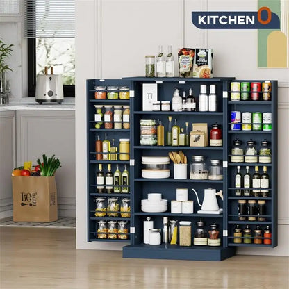 Storage Cabinet with Doors and Adjustable Shelves - 12D x 23.62W x 41H
