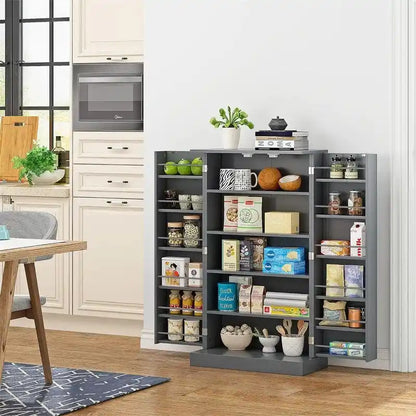 Storage Cabinet with Doors and Adjustable Shelves - 12D x 23.62W x 41H