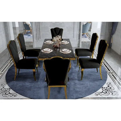 72 inch Rectangular Dining Table with U-Shaped Base
