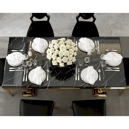 72 inch Rectangular Dining Table with U-Shaped Base