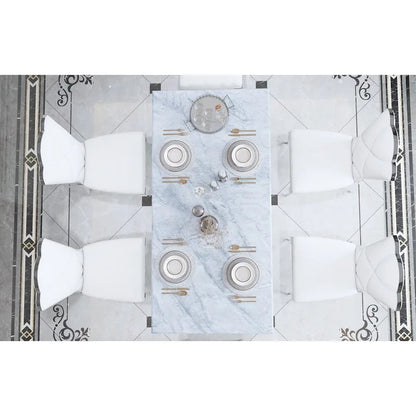 72 inch Rectangular Dining Table with U-Shaped Base