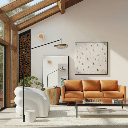 Poly &amp; Bark Volos Swivel Lounge Chair