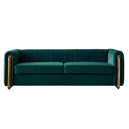 Contemporary Velvet Sofa Couch for Living Room
