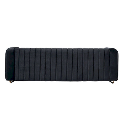 Contemporary Velvet Sofa Couch for Living Room