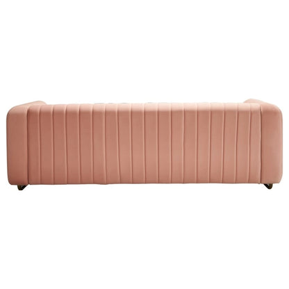 Contemporary Velvet Sofa Couch for Living Room