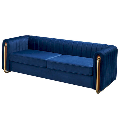 Contemporary Velvet Sofa Couch for Living Room