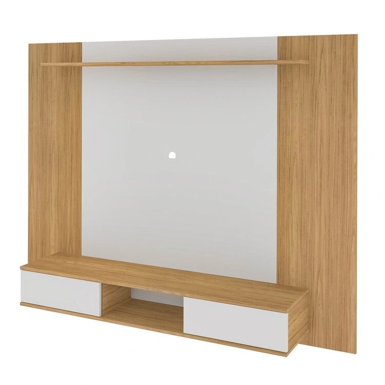 Zola Multi Storage Wall Media Center for up to 70 inch TVs, Entertainment Center with Storage, Floating TV Stand