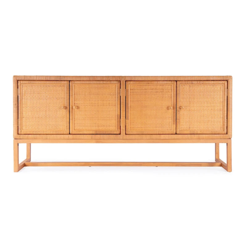 Captiva Rattan 4 Door 76 Sideboard