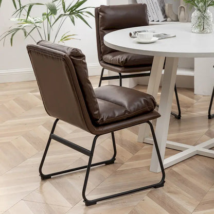 Roundhill Innes 5-Piece Round Dining Set, Trestle Table with 4 Chairs