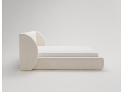 Maisonpuretop Double Bed 140x200 Maisonpuretop Upholstered Bed with Rounded Headboard 140x200 Grey Maisonpuretop 21 80514TLUK