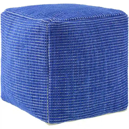 Livabliss Chunky Grid Modern &amp; Contemporary Pouf